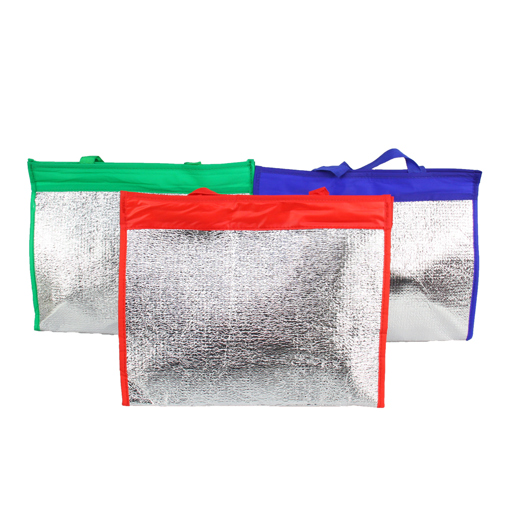 Alum Foil Insulated Sling Wine Carry Cooler Bag