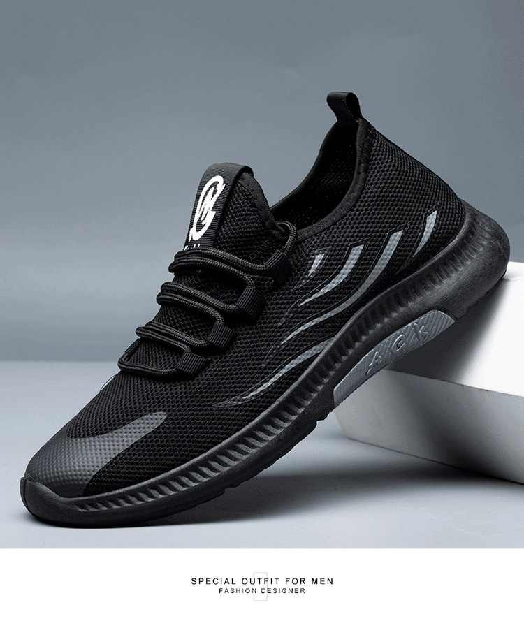 Men Summer Wholesale Shoes 2021 New Leisure Shoes Fly Woven Mesh  Men Fashion Running Shoes