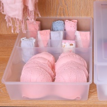 PP Plastic Closet Organizer with 16 Drawers for Underclothes Storage