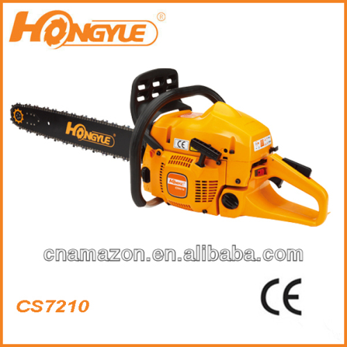 high quality power chainsaw CS7210 with 24" guide bar and oregon chain