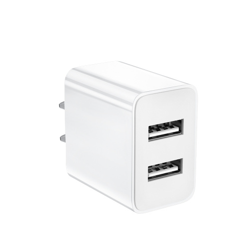 Chargeur téléphonique 12W USB Wall Charger 2 ports Adaptateur