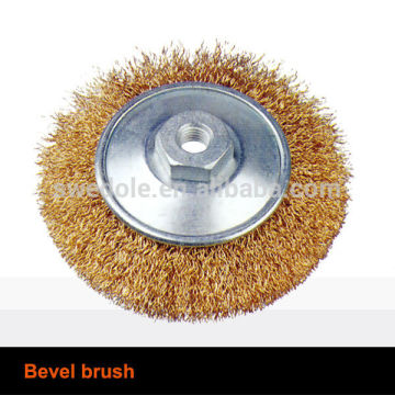 copper coated twist knot steel wire cleaning brushes