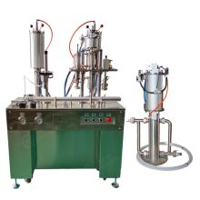 Semi-Automatic Cans Fire Extinguishers Spray Paint LPG Refill Filling Machine