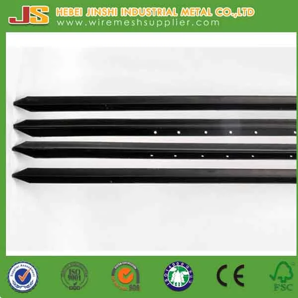 Factory Direct Heavy Duty High Quality High Grade Steel Black Bitumen Star Picket