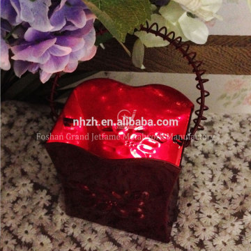 Happiness time decoration wedding candle holder metal type metal wedding candle holder