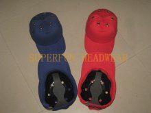 100% cotton fabric bump baseball caps