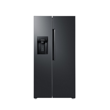 20 Cuft French Side by Side Stainless Refrigerators With Ice Dispenser