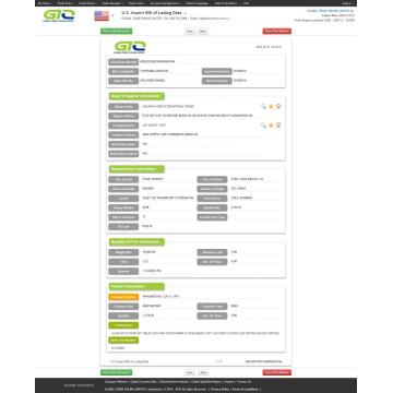 Flor de ventilador de vidrio - Datos de importación de EE. UU.