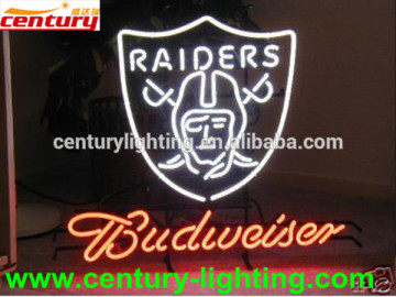 Raiders NFL neon sign