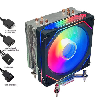 Cooler with 4 Heatpipes, Copper Fans, Compatible with LGA 1700 & 1200, 120mm CPU Cooler