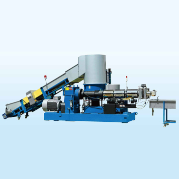 plastic scrap flakes granulating line