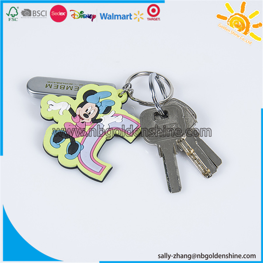 Promotion Soft Rubber Keychain 