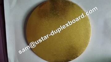 4mm round shape paper board mat