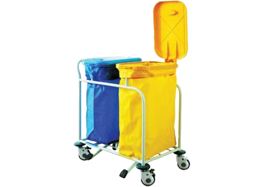 Medicine Trolley with Lock / Durable Hospital ABS Emergency Medical Nursing Trolley / ICU Medicine Cart