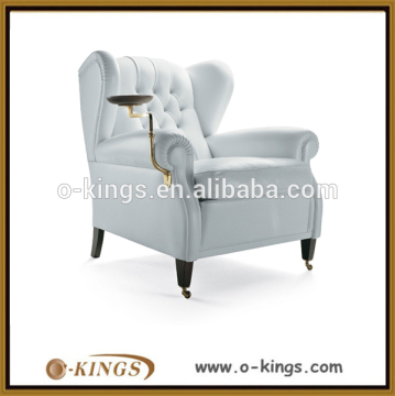 Classical sofa chair wing back single sofa