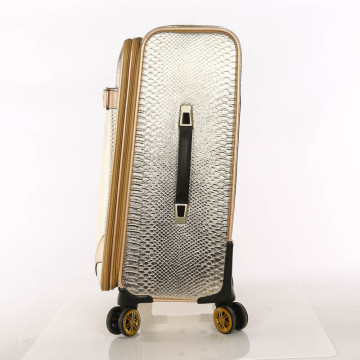 personalized Lightweight waterproof PU travel luggage