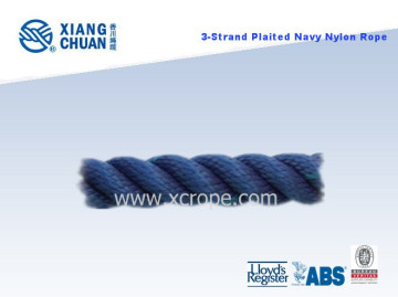 3-Strand Plaited Navy Nylon Rope