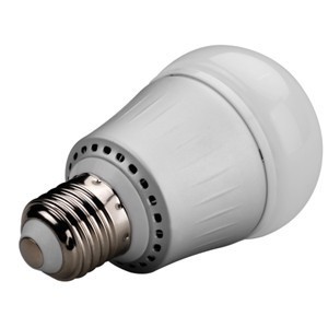 Led bulb 7W Aluminum and glass cover Screw led bulb 85-265V