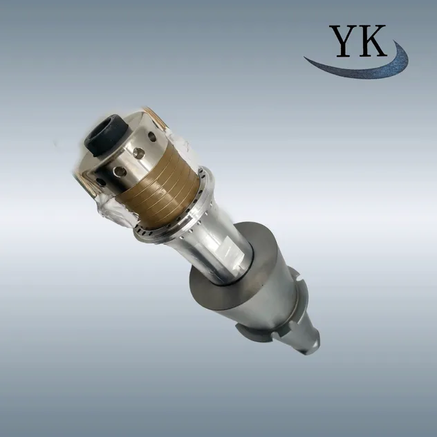 15kHz 3200W sarı seramik ultrasonik dönüştürücü 15kHz 3200W yellow ceramic ultrasonic transducer
