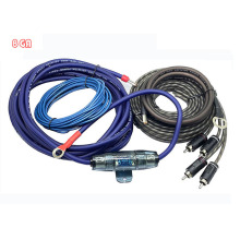 Copper Professional Audio/Video Cable for Car Speaker, Subwoofer, Amplifier - 8 Gauge Amp Wiring Kit