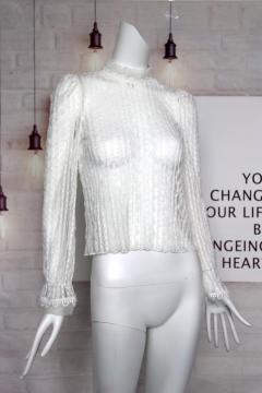 Nylon Spandex Lace Women's Top