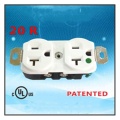 20A125V UL 498 Standards Hospital Grade receptacles