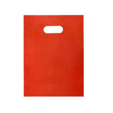 Red Plastic Custom Shopping Bags