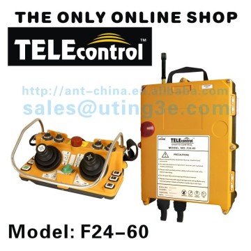Telecrane F24-60 excavator dual joystick remote controls
