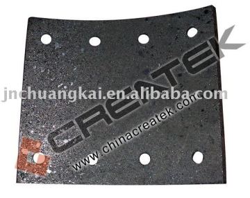 Sinotruck howo spare part brake lining