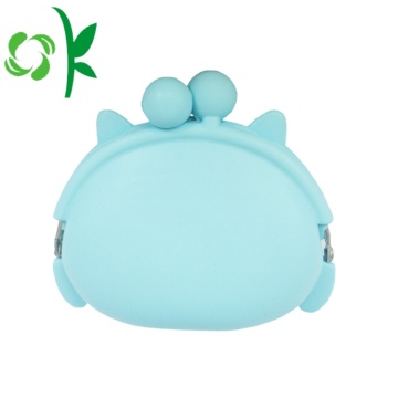 Qwl Shape Silicone Coin Bag Cartton Round Purse