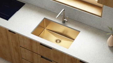 SUS304 Single Basin Handmade Undermount Kitchen Sink