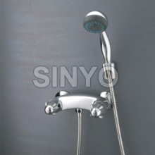 Double Handle Brass Shower Mixer