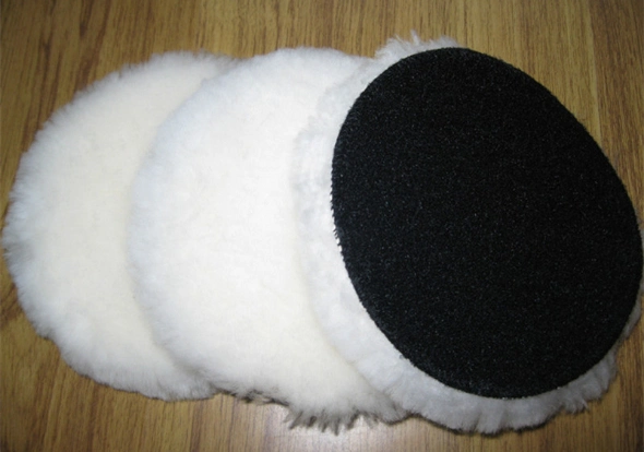 Wholesale Nature Wool Genuine Sheepskin Wool Buffing Pad