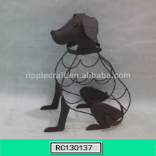 Antique Metal Wire Dog Garden Decorating