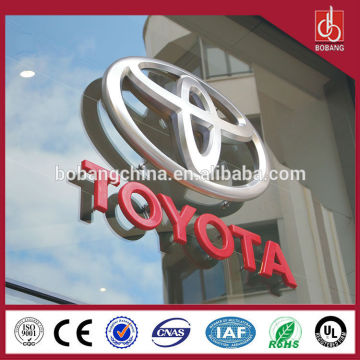 Advertising car logo for car dealership decoration