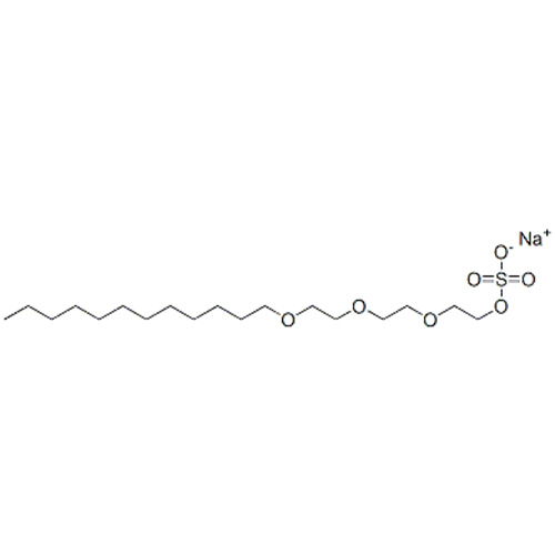 sodium 2-[2-[2-(dodecyloxy)ethoxy]ethoxy]ethyl sulphate CAS 13150-00-0