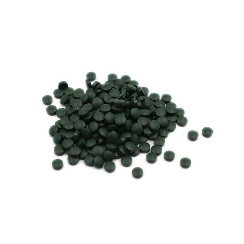 naturlig grön spirulina tablett