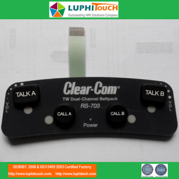 Intercom Handheld Device Rubber Keypad Switch