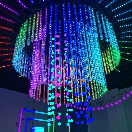 Multicolor LED Tube Lighting DMX 3D Vertical Tube