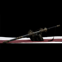 Hundred Refined Pattern Steel Luxury Retro Copper Accessory Tang Sword Material Steel