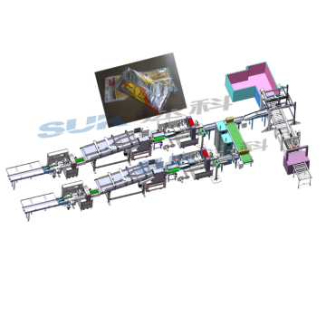 Malaysia Servo Motor Driving Nitrile Gloves Packing Machine Line
