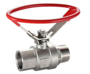 2PC Stainless Steel Ball Valve with Oval Handle
