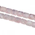 Natural Stone Faceted Square Loose Beads Gemstone Crystal Loose Beads for Diy Jewelry Making 20CM a String, Size 12x12x6MM