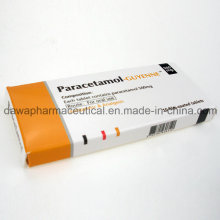 Bon effet antipyrétique et analgésique avec des comprimés de paracetamol en usine