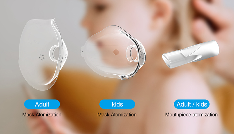 Home Use Handheld Rechargeable Ultrasonic Inhaler Nebulizer Machine for Kids