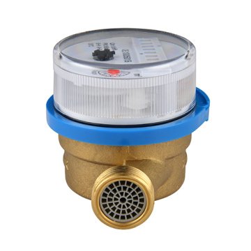 Household Single Jet Dry Dial Brass Body Water Meters