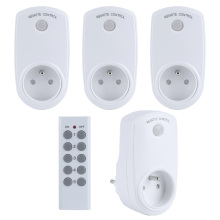 France Standard Smart Home RF 433MHz Remote Control Outlet Plug