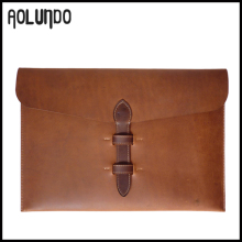 Genuine cow skin handmade portfolio case design portfolio case document case for men