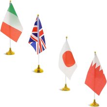 Customizable International Flags: Mini Handheld Flags for Celebrations and Festivals