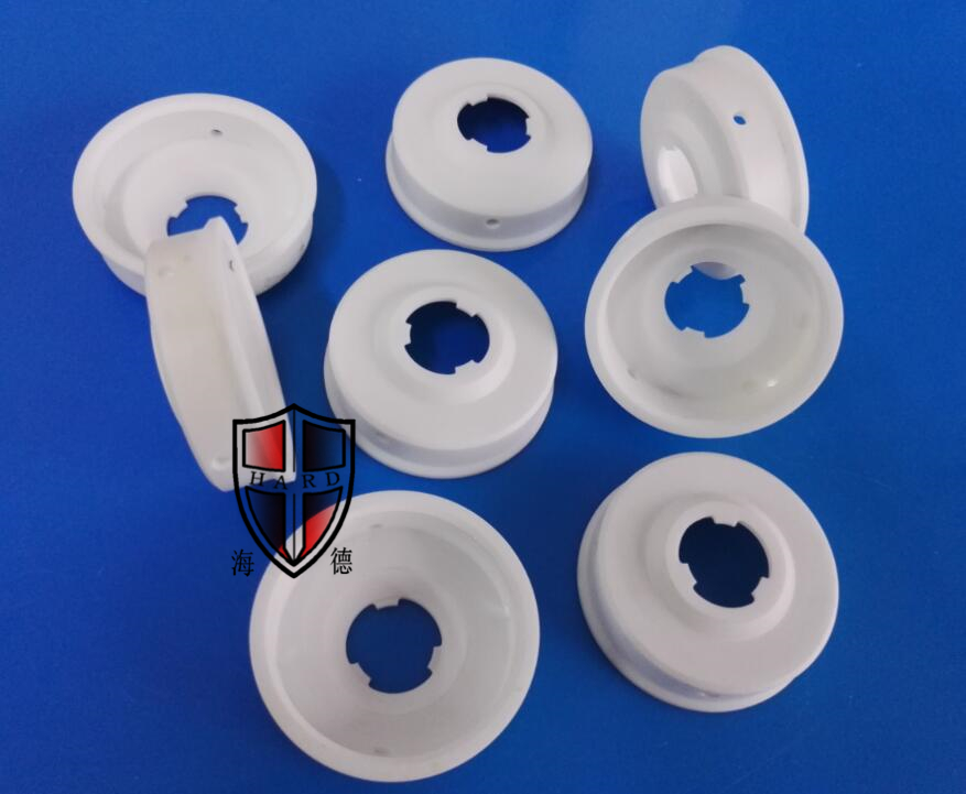 customized alumina ceramic cover cap eyelet